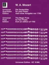Die Zauberflöte nach einer Ausgabe von 1792
