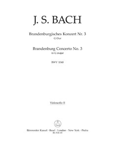 Brandenburgisches Konzert Nr. 3 G-Dur BWV 1048