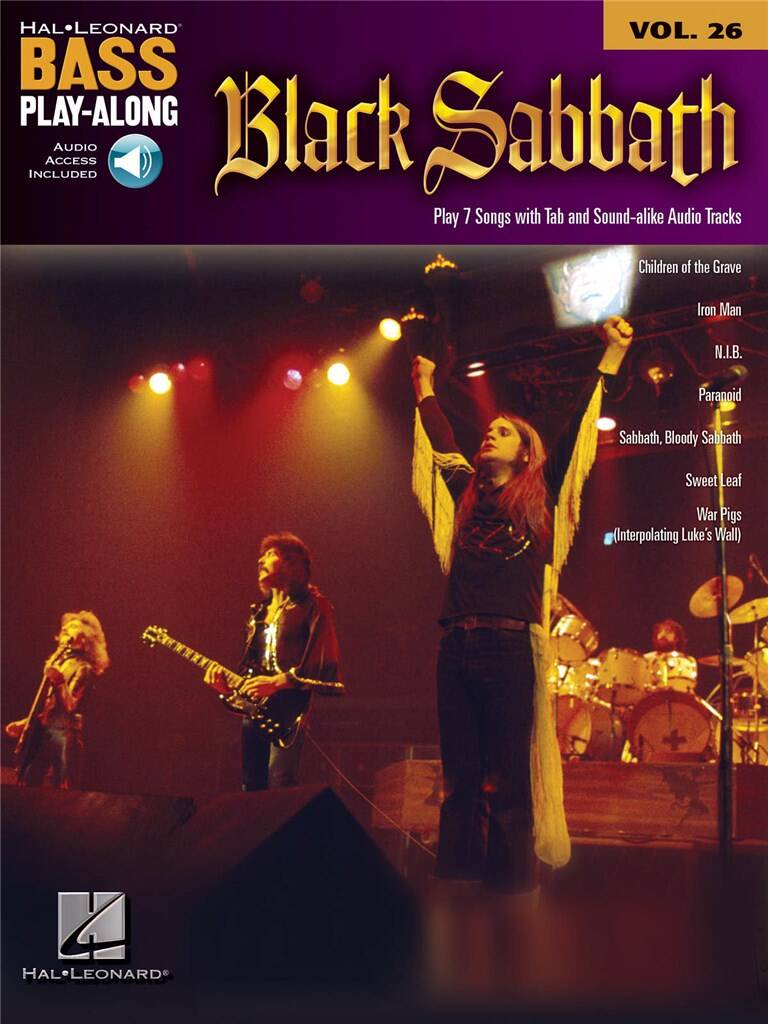 Black Sabbath - Bass Play-Along Vol. 26