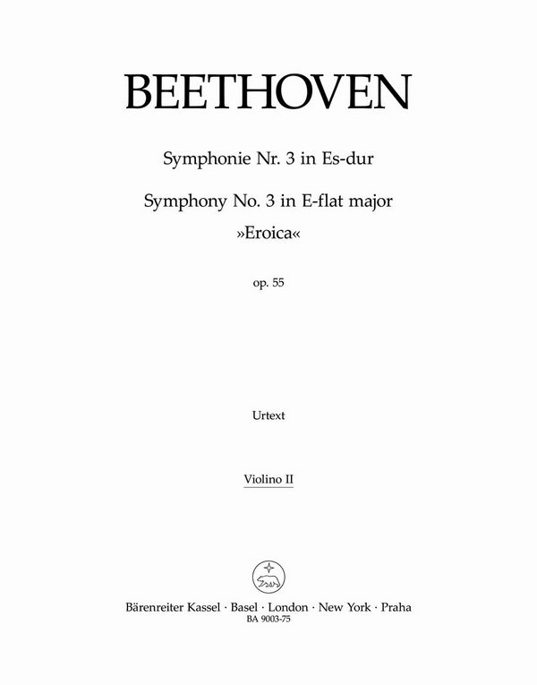 Sinfonie Nr. 3 Es-Dur op. 55 "Eroica"