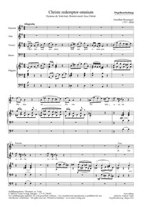 Christe redemptor omnium