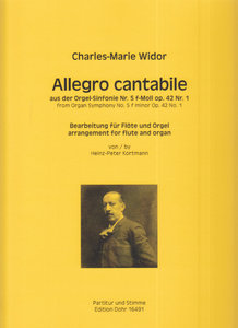 Allegro cantabile aus der "Orgel-Sinfonie Nr. 5" f-moll op. 42/1