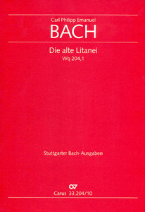 Die alte Litanei, Wq 204/1