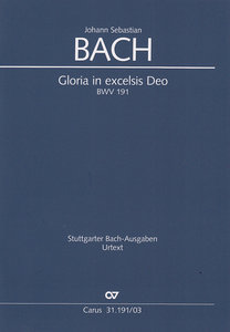 Gloria in excelsis Deo, BWV 191