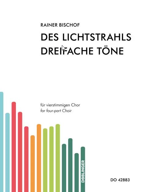 Des Lichtstrahls dreifache Töne