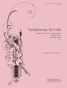 Tschaikowsky für Cello -  Band 4