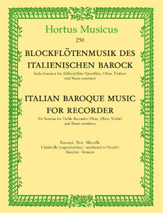 Blockflötenmusik des italienischen Barock