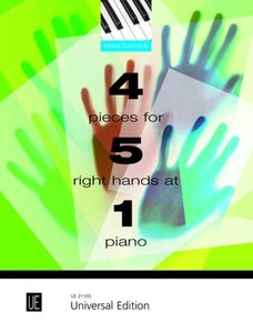 4 Pieces für 5 right hands at 1 Piano (für Klavier zu 5 Händen an einem Klavier)(2011)