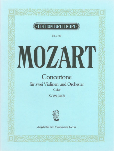 Concertone C-Dur KV 190