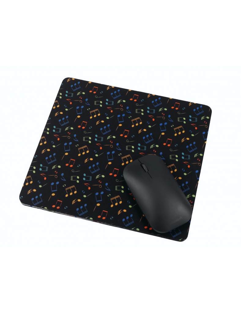 Mousepad Noten bunt