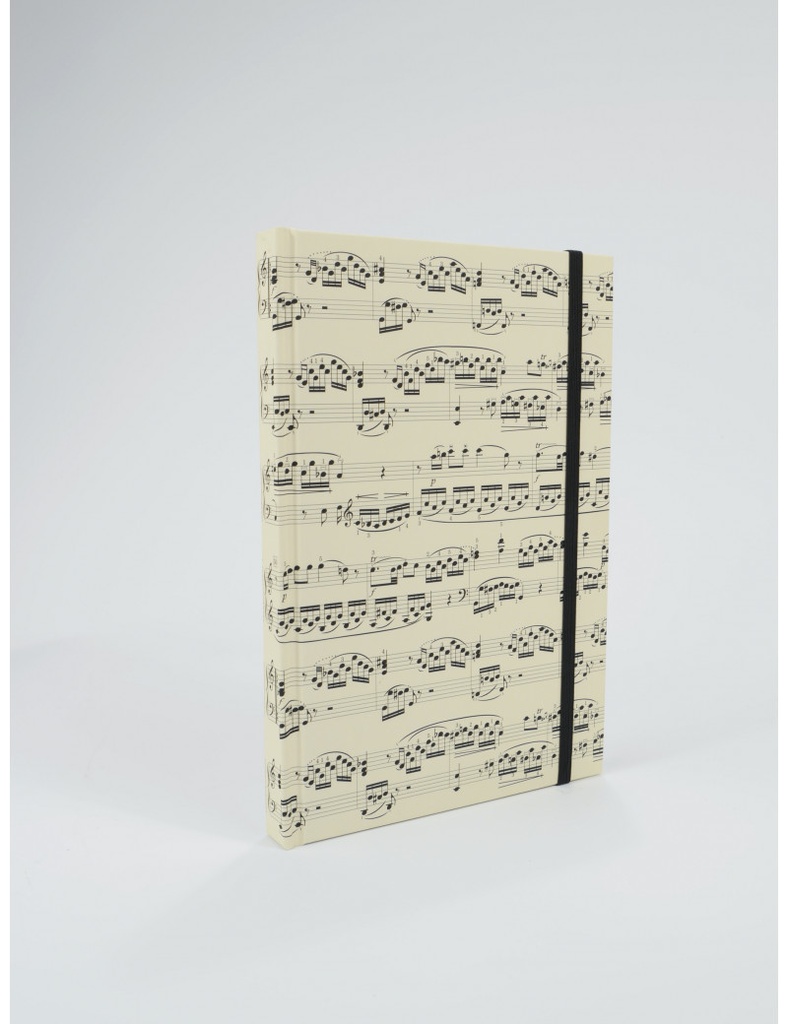 Notebook Sheet Music Creme A5