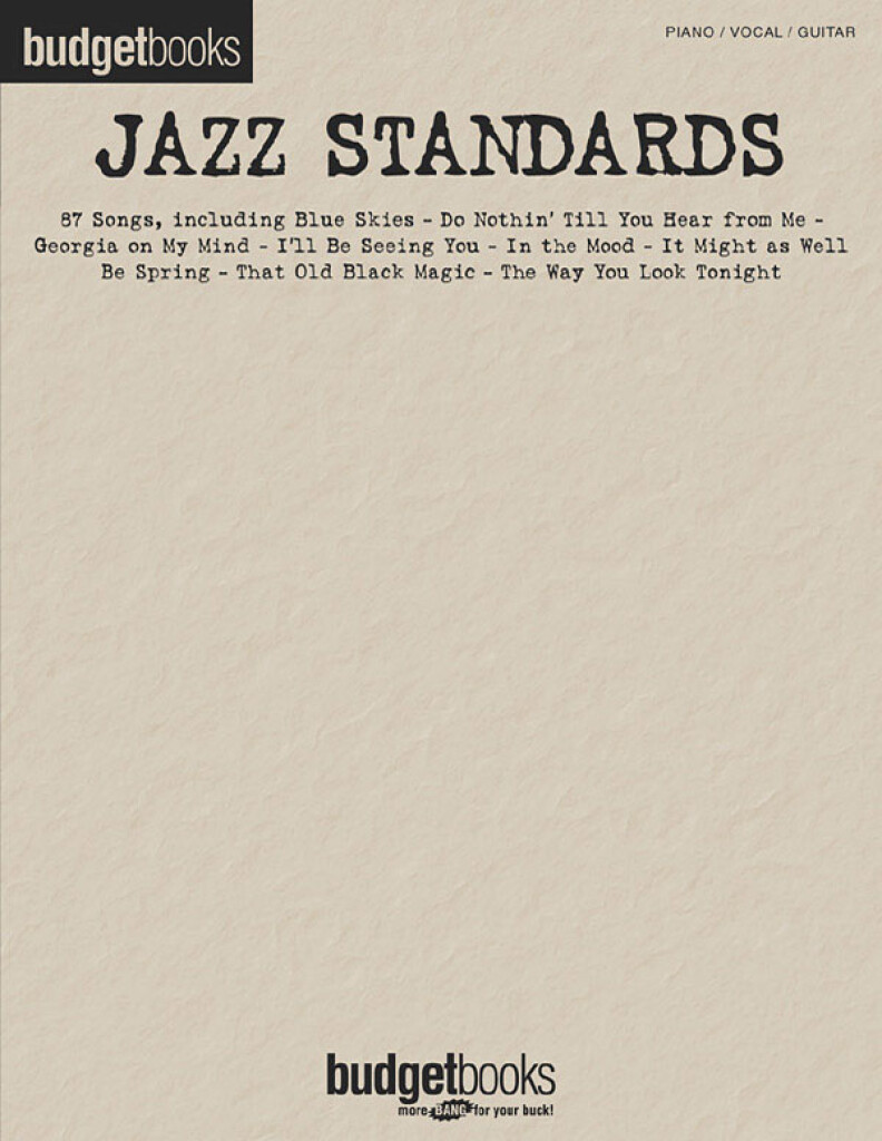 Jazz Standards - Budget Books