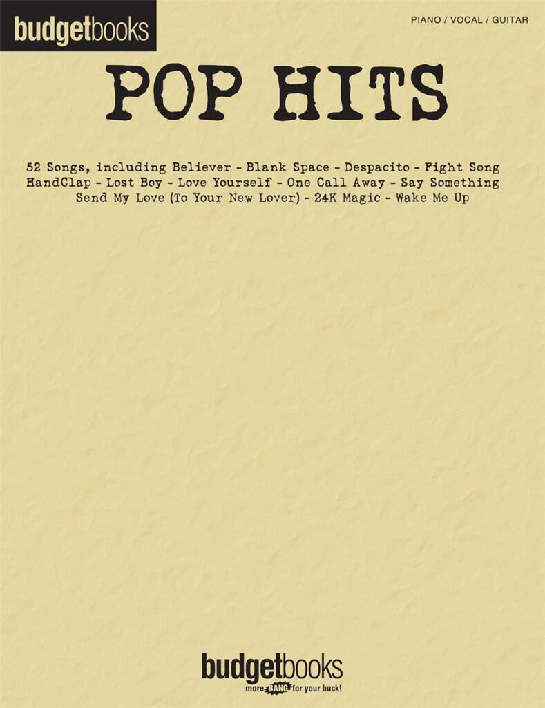 Pop Hits - Budget Books