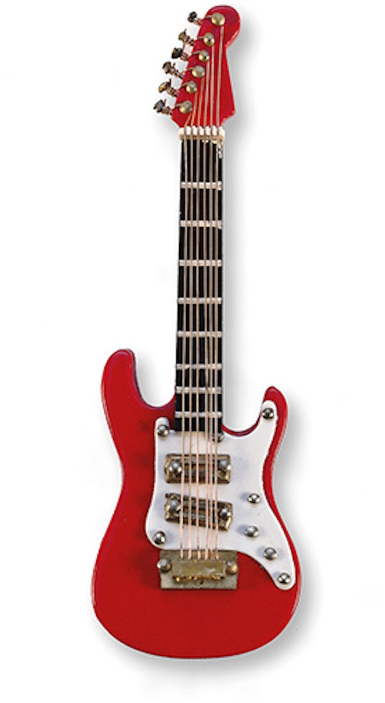 E-Gitarre Rot magnetisch