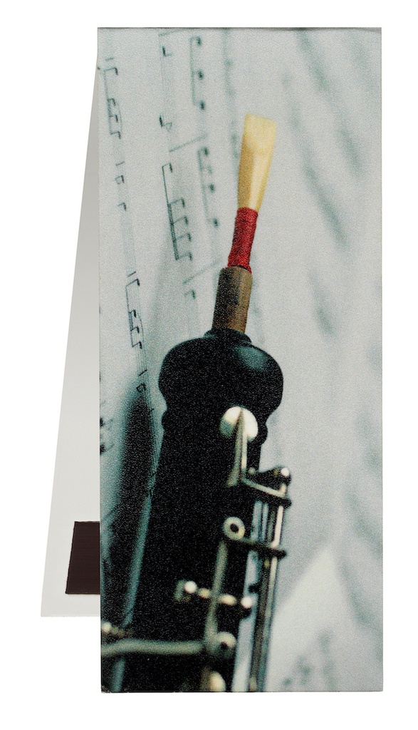 Lesezeichen Oboe/Notenblatt