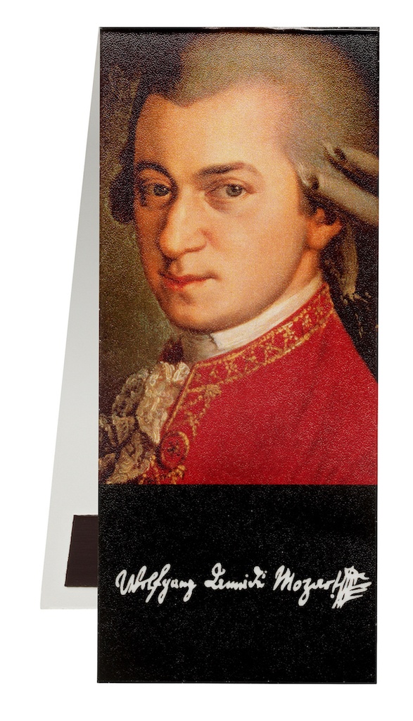 Lesezeichen Mozart Portrait
