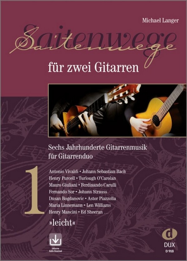 Saitenwege für zwei Gitarren Band 1