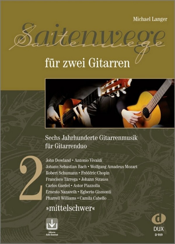 Saitenwege für zwei Gitarren Band 2