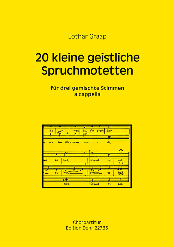 20 kleine geistliche Spruchmotetten