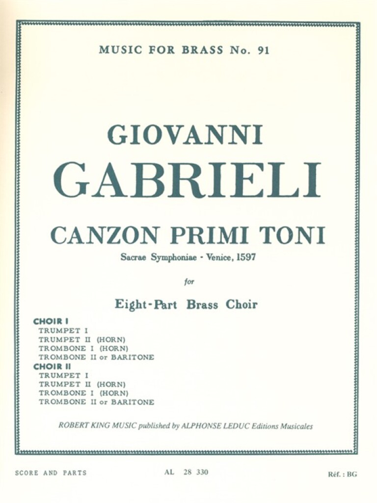 Canzon Primi Toni