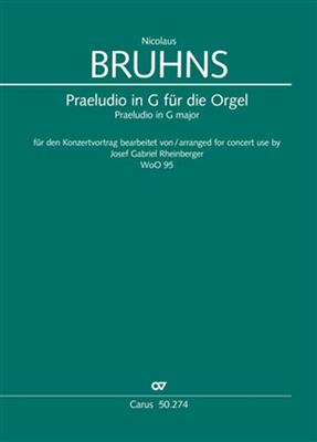 Praeludio in G für die Orgel