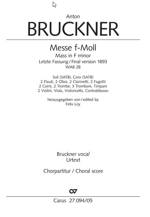 Messe in f-moll, WAB 28
