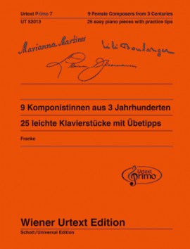 9 Komponistinnen aus 3 Jahrhunderten