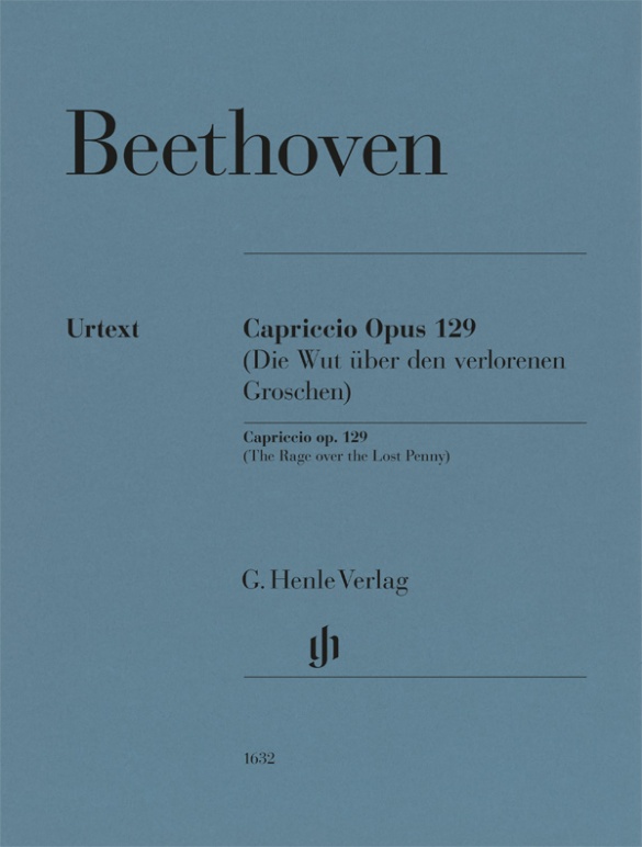 Capriccio op. 129 "Die Wut über den verlorenen Groschen"