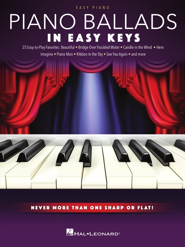 Piano Ballads - in Easy Keys