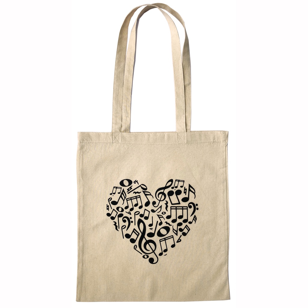 Tragtasche Heart of Notes