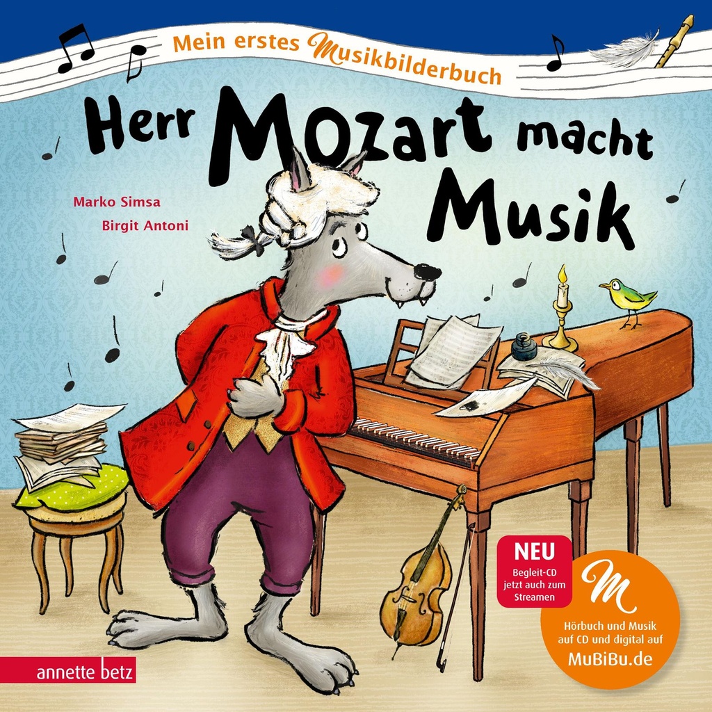 Herr Mozart macht Musik (Musikbilderbuch mit CD)