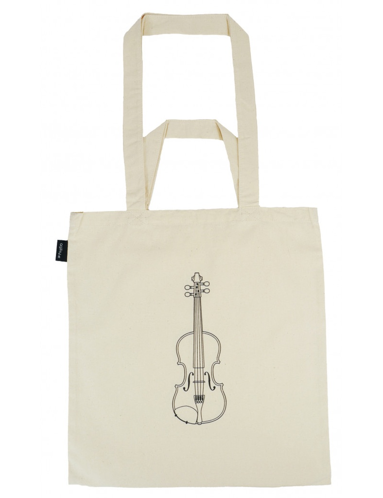 Tote Bag Violin Natural