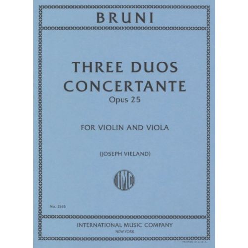 3 Duos Concertante op. 25