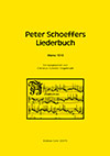 Peter Schoeffers Liederbuch