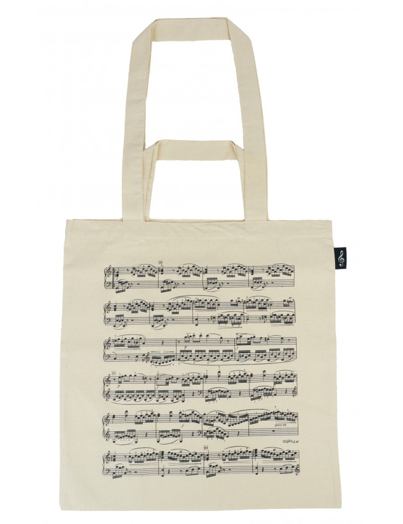 Tote Bag Sheet Music Natural