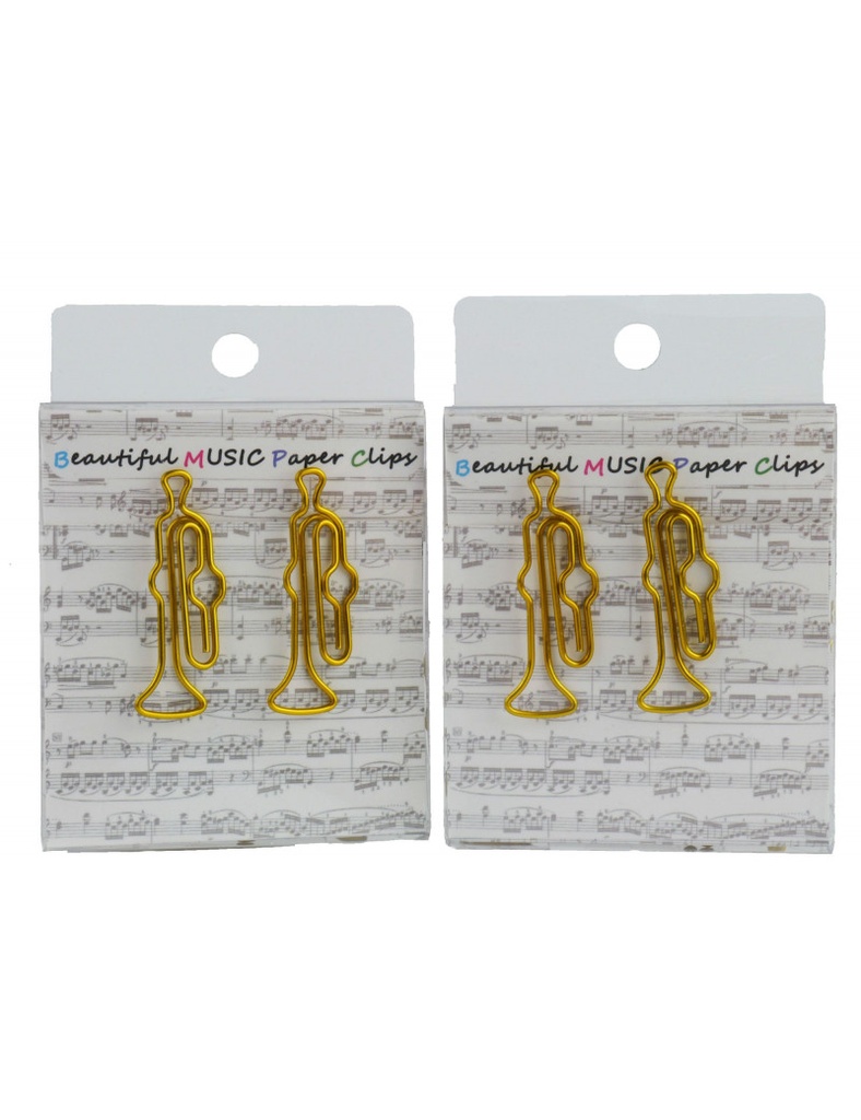 Paper Clips Trumpet Golden