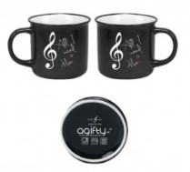 Mug "All I need is Music Black"