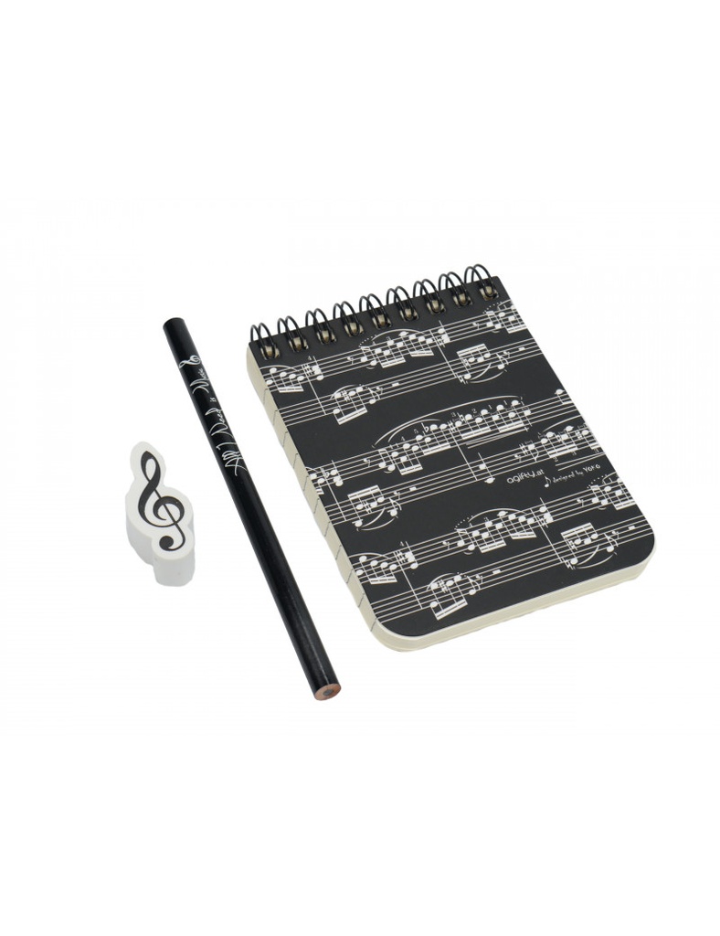 Writing-Kit Mini "Sheet Music Black"