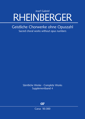 Geistliche Werke ohne Opuszahl für 2-6 Singstimmen a cappella oder mit Orgel/Klavier (Auswahl)