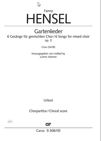 Gartenlieder op. 3