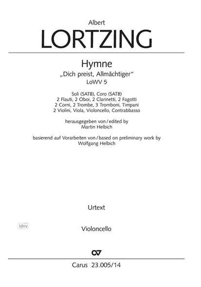 Hymne "Dich preist, Allmächtiger" LoWV 5