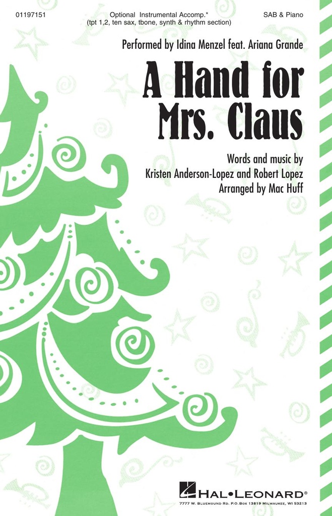 A hand for Mrs. Claus