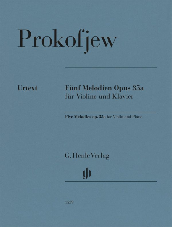Fünf Melodien op. 35a
