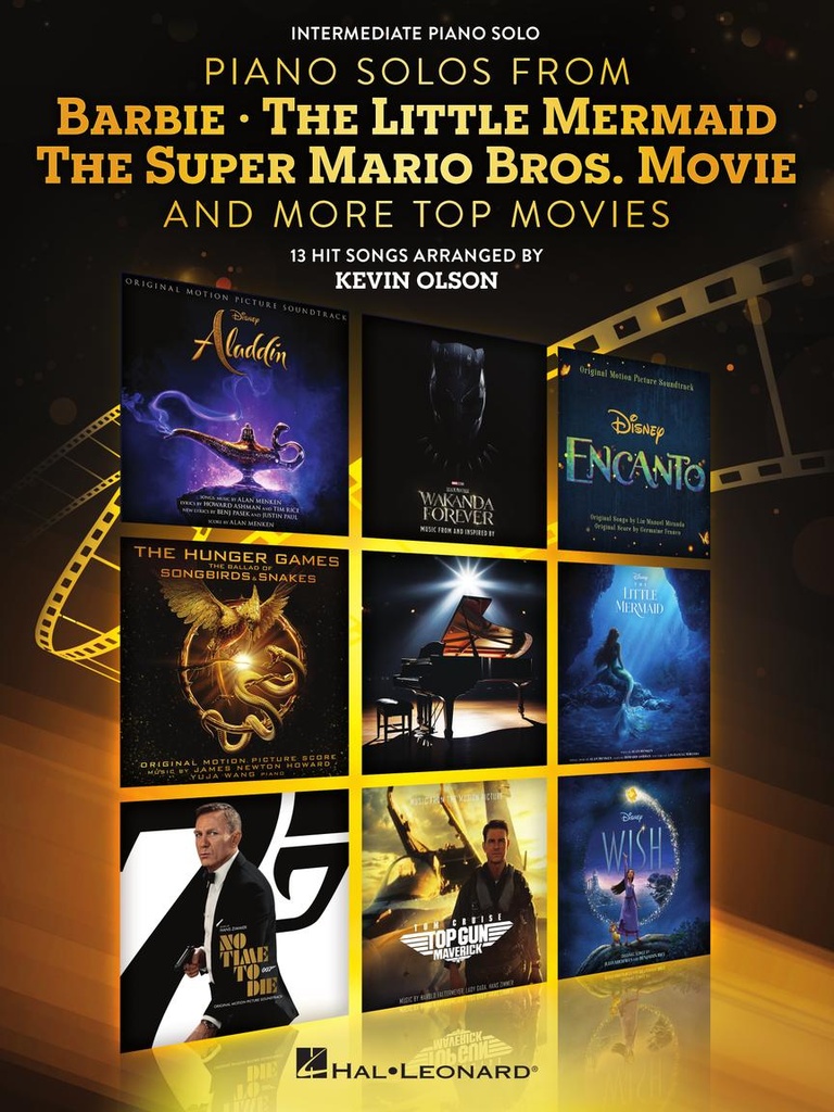 Piano Solos from Barbie - The Little Mermaid - The Super Mario Bros. Movie and more Top Movies