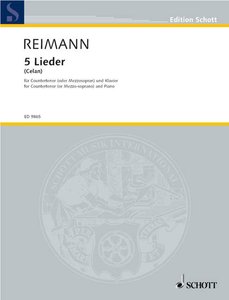5 Lieder nach Gedichten von Paul Celan (1994/2991)