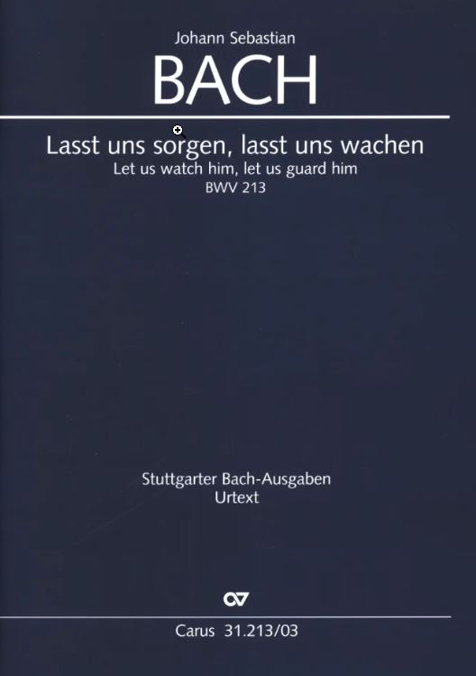 Lasst uns sorgen, lasst uns wachen BWV 213