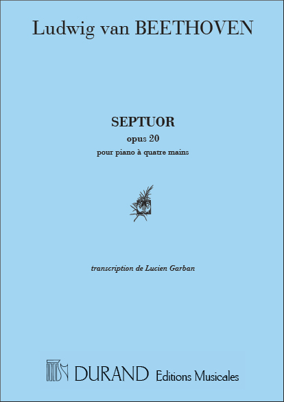 Septuor / Septett op. 20 - 4 Mains