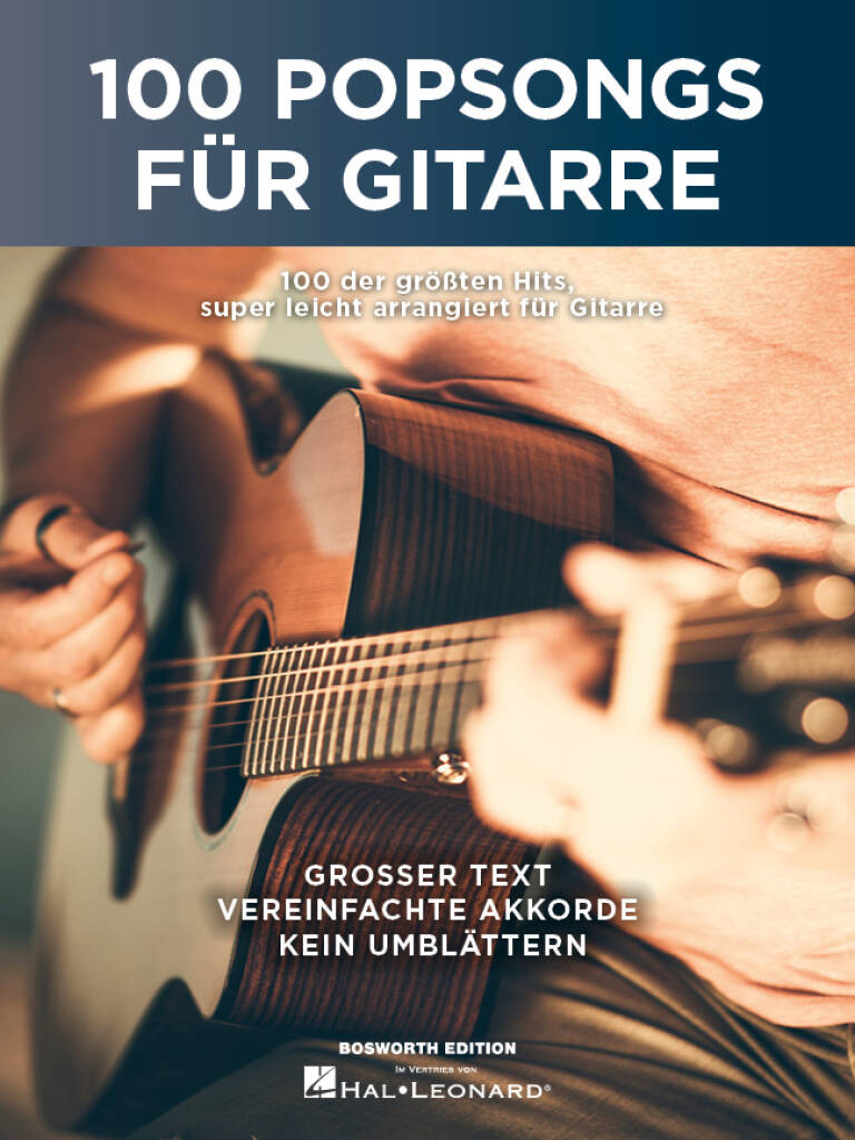 100 Popsongs für Gitarre