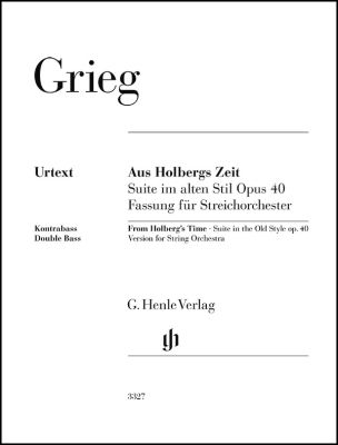 Aus Holbergs Zeit op. 40, Suite im alten Stil