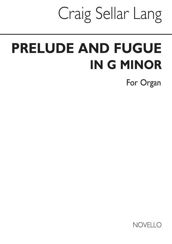 Prelude and fugue in g-moll op. 84